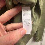 Athleta  Pacifica Illume UPF Fitted Long Sleeve Shirt In Shadow Olive Size Medium Photo 3