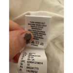 LOGO By Lori Goldstein LOGO Lavish Lori Goldstein Womens 1X Button Front Ivory Top Eyelet Lace Trim Photo 7