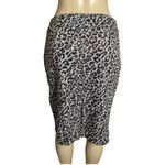 Kasper  Size Large Pull-On Animal Print Stretch Pencil Skirt. New With Tags. Photo 4