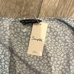 Simplee Apparel NWT Simplee Plus Size 4XL Light Blue Floral Flowy Womens Dress Photo 5