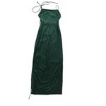 Beginning Boutique  green satin Manhattan slip dress Photo 2