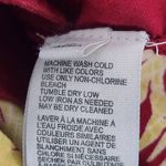 Free People Burgundy Tropical Print Short Romper Size XS Red and Gold Romper Photo 8