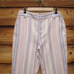 Rebecca Minkoff NWT  Ginger Striped Linen Blend Pants Photo 4