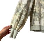 Marled Reunited Green Tie Dye Ruffled Marled Crewneck Sweatshirt  Photo 4