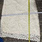 Sundance NWT Women’s Size 8 P Cream Ivory Lace V-Neck Bubble Sleeve Dress Photo 7