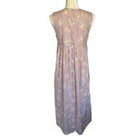 Laura Ashley Rare Vintage  Pinafore Floral Sleeveless Pink Dress Size 4 Photo 1