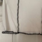 PacSun Pac Cares White Black Seamed Crop Top Short Sleeves Photo 3