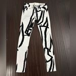Rag and Bone  Monochrome Striped The Legging Jeans 25 Photo 2