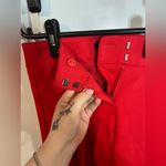 Loft NWT Petites Marisa Skinny Size 00P Red Fitted Slack Professional Pants HTF Photo 12