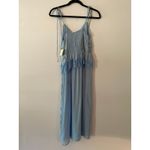 Free People NWT Intimately Light Blue Lace Kiki Slip Dress Sleeveless Women's XS Photo 9