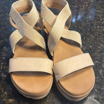 Yellow Box  Women’s Janalee Wedge Sandals Tan Size 6.5 Photo 0
