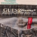 Guess Jeans Starlet Slim Boot Denim Whiskers Distressed Gray Size 27 Photo 8