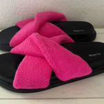 Maeve Anthropologie  Terry Slides Sandals Slip On Pink Womens size 10 Photo 0