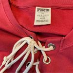 PINK - Victoria's Secret  University of Minnesota Lace Up Oversized Sweatshirt Top S Photo 8
