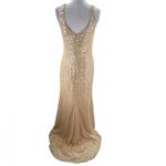 Badgley Mischka  Collection for BHLDN - Cyprium blush silk sequin gown sz 6 Photo 2