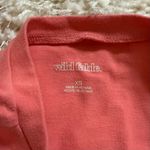 Wild Fable fitted short sleeve top baby tee pink Photo 1