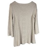 Soft Surroundings Reza Sweater Cashmere Blend in Oatmeal Heather Size XS Photo 2