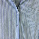 Only (Old Navy Loves You) Size 2X Blue & White Stripes Button Front Paja… Photo 4