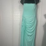 Katie May  Los Angeles Mint Green Maxi Spaghetti Strap Dress Size Medium EUC Photo 2