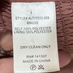 ASTR  the label Mauve Sheer Top with Notched Collar and Balloon Sleeves M Photo 4