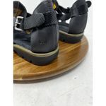 Cat Caterpillar Sandal Womens Leather Shanna Ankel Strap Thong Black Size 10 Photo 4