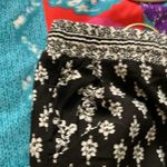 Breeze ever  rayon wide leg Geometric print pockets pants NWT elastic tie waist Photo 7