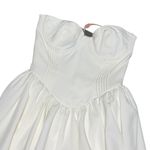 House Of CB  Katherine Strapless Corset Mini Dress, White, Small Photo 8