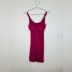 Edge Clothing Pink Sleeveless Mini Dress Twist Front Medium Stretchy & Stylish Photo 1