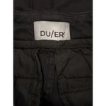 DU/ER DUER Pants Womens 25X26 Black LuxTwill High Rise Trouser Wide Leg Crop Size 25 Photo 8