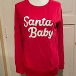 Isabel Maternity Santa Baby Long Sleeve Holiday Tee Red Size undefined Photo 0