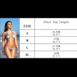 South Beach Shiny  Bandage Bikini Set Size S Photo 8