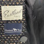 Hunter Vintage 80s ILGWU 's Run Eastland Glen Plaid Tweed Coat Jacket Size 12 Photo 4