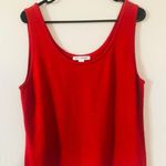 st. john's bay Red Sleeveless Knit Top Photo 1