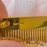 Judith Leiber Gold Tone Mini Comb Tassel Made in Italy Hair Old Money Luxury Photo 2