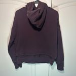 Lululemon Womens 6 Warm Down Hoodie Sweatshirt Pullover Cropped Pelt Plum Purple Photo 2