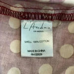 L'Academie  The Monroe Top Polka Dot Crop Top in size small Photo 6