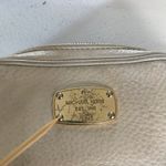 Michael Kors  leather mini crossbody jet bag in cream with rose gold accent purse Photo 1