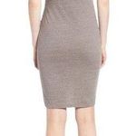Leith NWT  Ruched Bodycon Sleeveless Mini Dress Tan Dusk Heather Knit Size XL NEW Photo 1