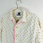 The Cat’s Pajamas White and Green Polka Dot Set Photo 3