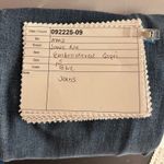 Jones Studio Capri Jeans 10 Blue Embroidered Cottagecore Boho Bohemian Hippie Medium Wash Photo 12