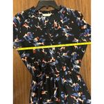 Lush Clothing LUSH Flowy Abstract print Long sleeve Mini dress Black Multicolor Sz S LIKE NEW Photo 5