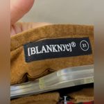 BLANKNYC Denim Alder Zip Suede Skirt size 31 Tan Photo 7