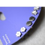 NWT Claire's 6pr Silver Tone Post/Hook/French Flowers/Leaf/Dangle/Hoop Earrings Photo 2