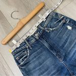 Mother Superior Jeans the swooner crop distressed womens Blue (size 25) designer Photo 5