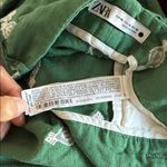 ZARA  Green Patterned Wide Leg Pants Photo 9