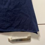 Nike  Navy Blue Embroidered Tank Top Photo 3