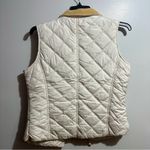 Coldwater Creek  Cream Quilted Vest with Diamond Pattern (110) Photo 3