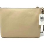 Coach X Tom Wesselmann Large Turnlock Wristlet Ivory Leather CA222 Photo 1