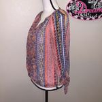 Fig and Flower Anthropologie boho floral 1/2 button v Photo 2