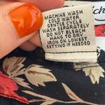 Vintage Claudia Richard Floral Ribbon Skirt Y2K Holiday Romantic Cottagecore M Black Size M Photo 4